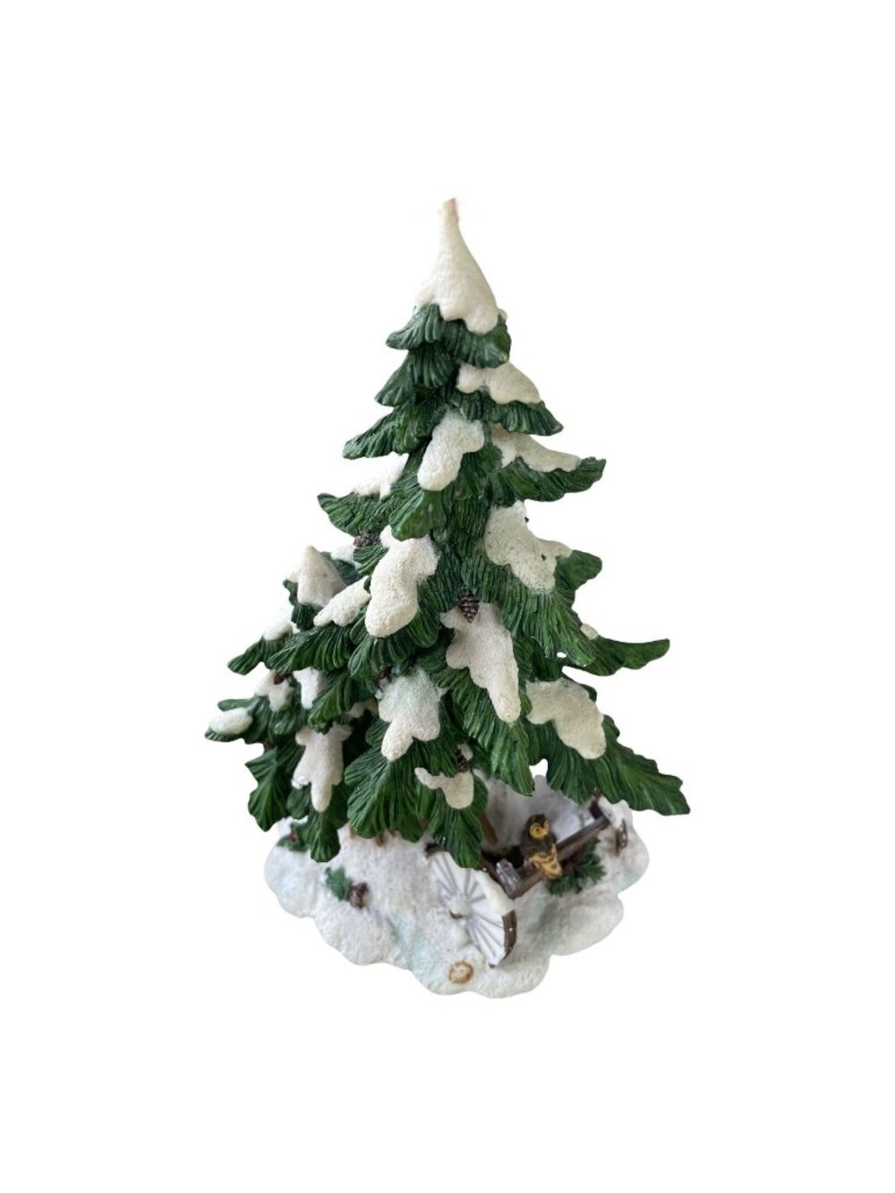 Vintage Dickens Collectables 9.5” Resin Tree Accessory Owl Retired 1998